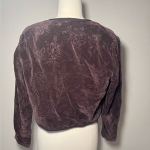 Elegant Velvet Women's Jacket